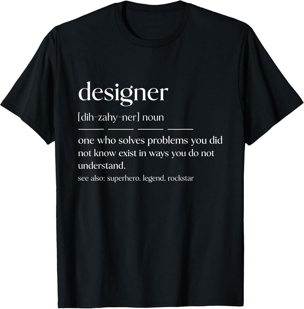 Funny Designer Noun Graphic Designer T-Shirt