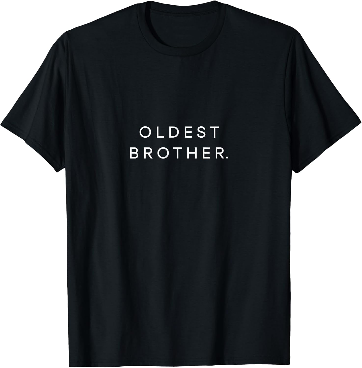 Oldest Brother Minimalist Lettering Sibling T-Shirt