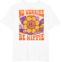Peace Sign Retro 60s 70s Vintage Flower T-Shirt