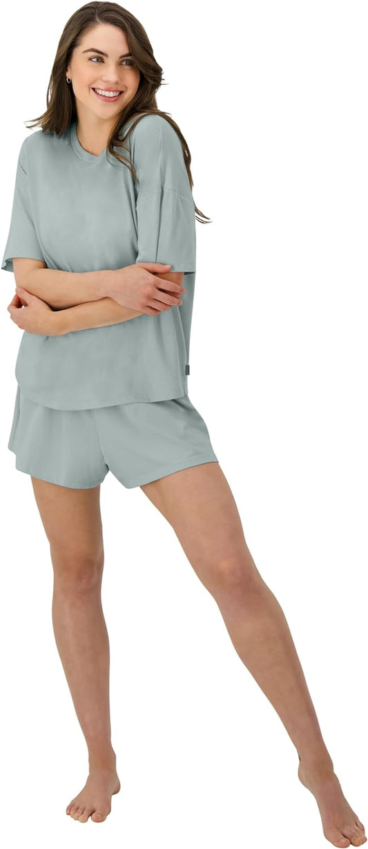 Women's Pajamas Set, Comfywear Pajamas for Women Set, Originals SupertSoft Loungewear, T-Shirt & Sleep Shorts