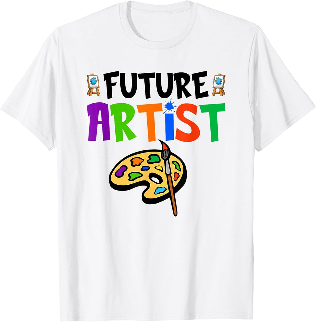 Future Artist, Colorful Painter Artist Kids T-Shirt