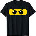 Cartoons Angry Eyes Pop Art Face Retro Graphic T-Shirt