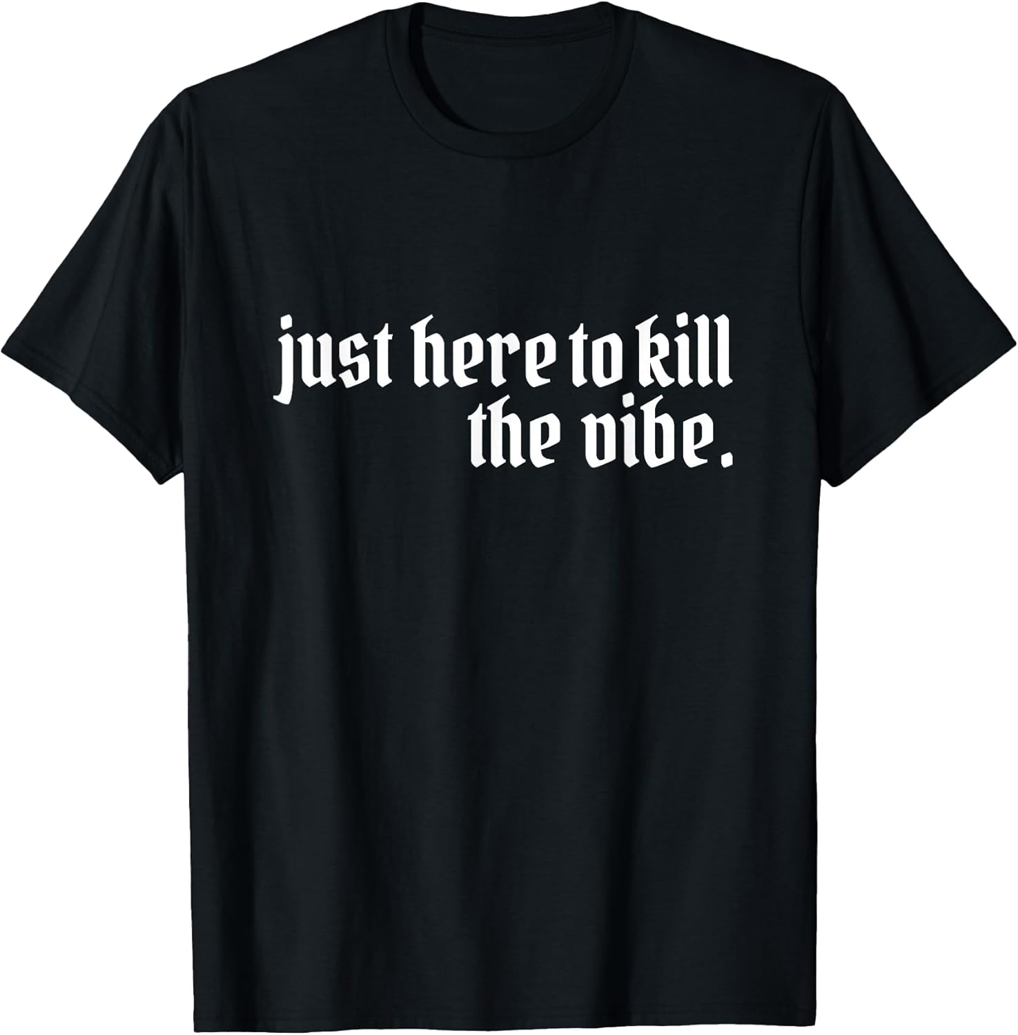Emo Rock Here to Kill The Vibe Emo Ska Pop Punk Band Music T-Shirt