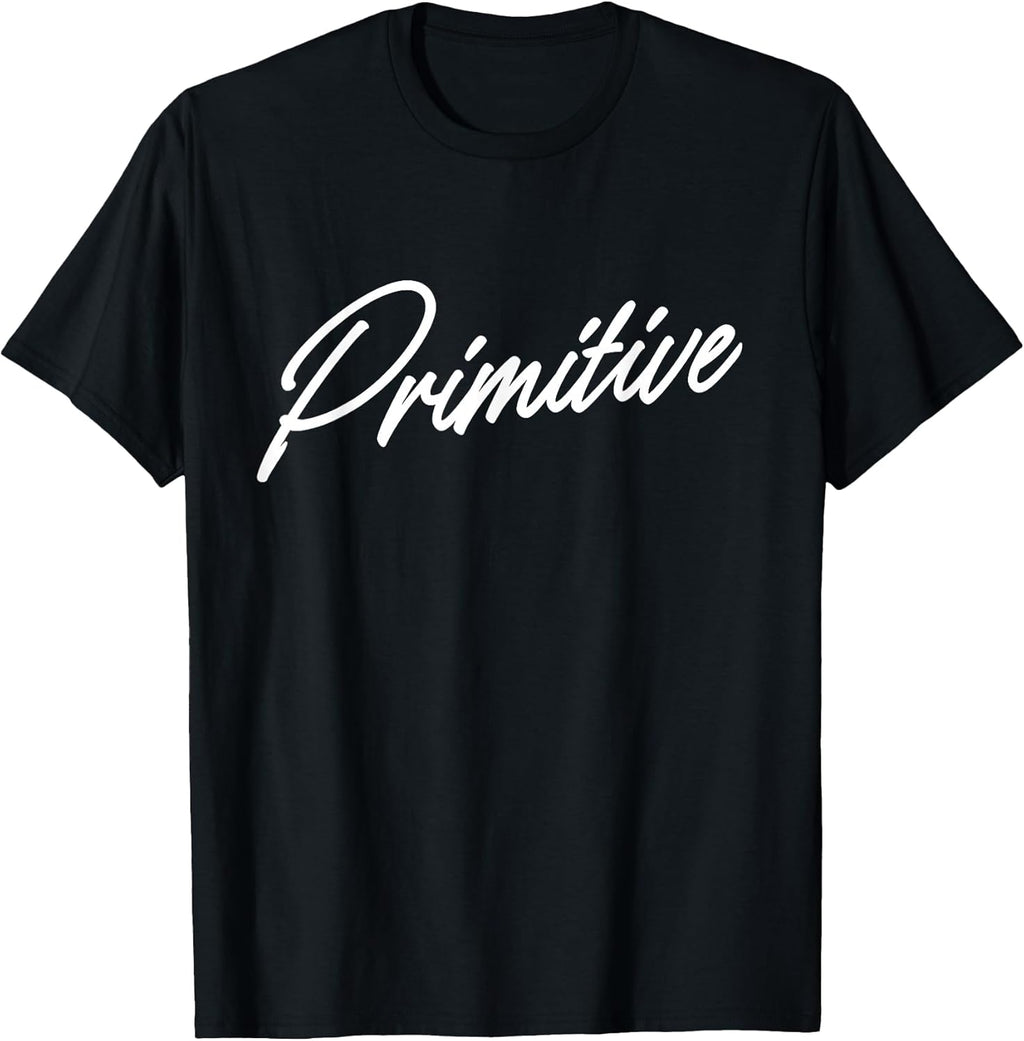 Primitive Handwritten Urban Design - Bold Aesthetic Wear T-Shirt