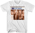 NSYNC Boxes White Adult T-Shirt Tee