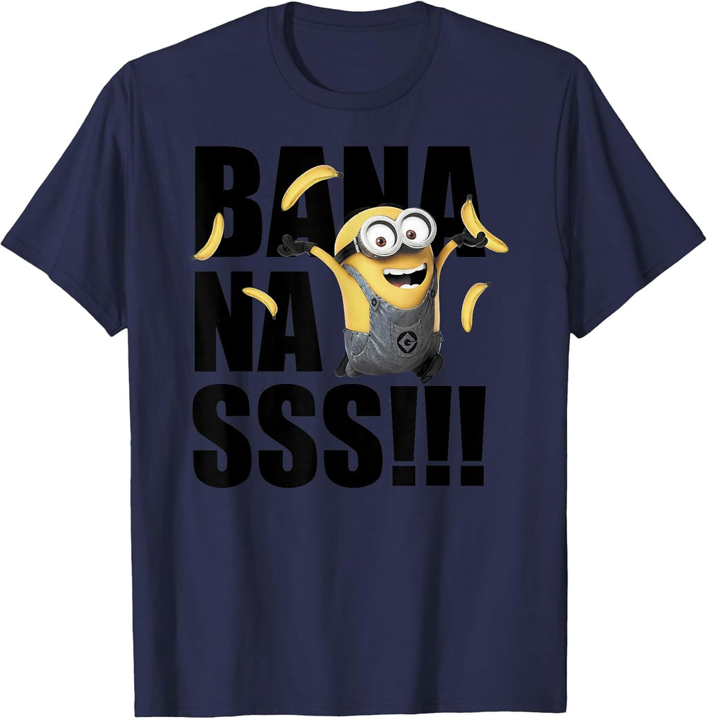 Minions Dave Goes Bananas Graphic T-Shirt T-Shirt