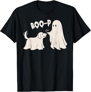 Boo Boo-P Dog Ghost Halloween Dog Lovers Dog Mom Unisex T-shirt, Sweatshirt, Hoodie (1)