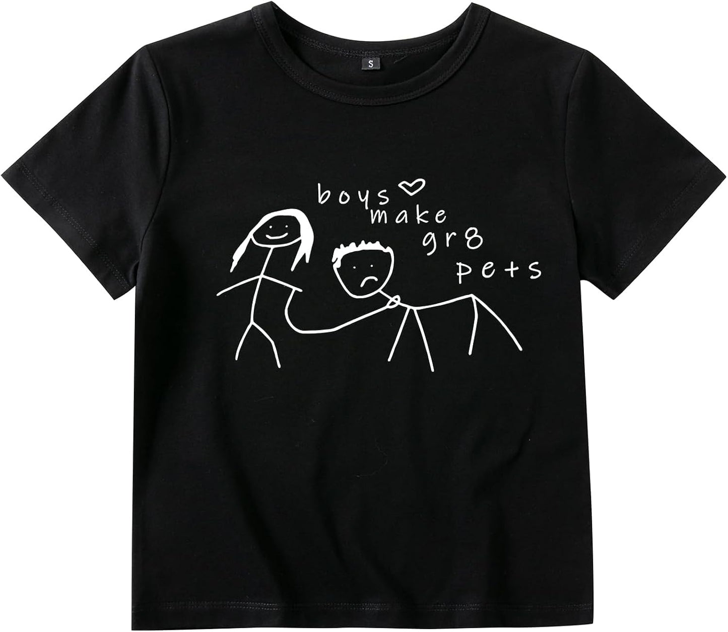 Womens Y2k Baby Tee Kawaii Graphic Crop Top Funny Cute Clothes Slim Fit Casual Summer T Shirt for Teen Girls