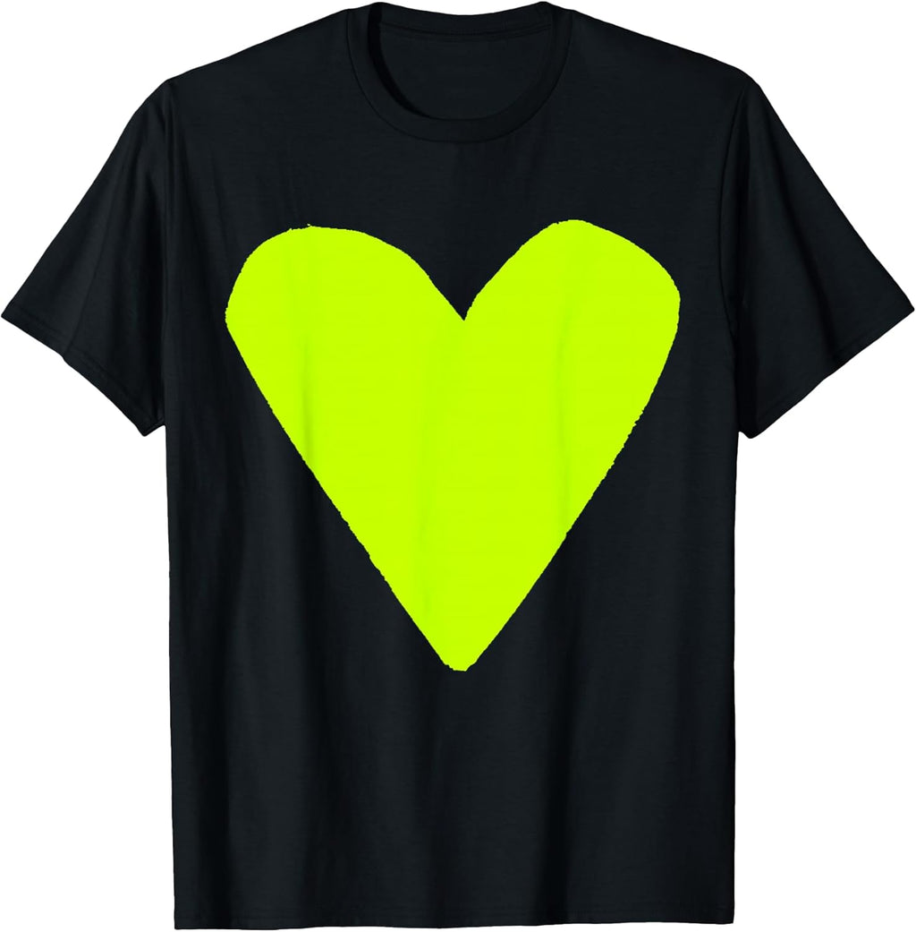 Pop Art Big Heart Graphic Tees
