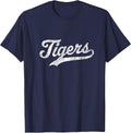 Tigers Mascot T Shirt Vintage Sports Name Tee Design T-Shirt