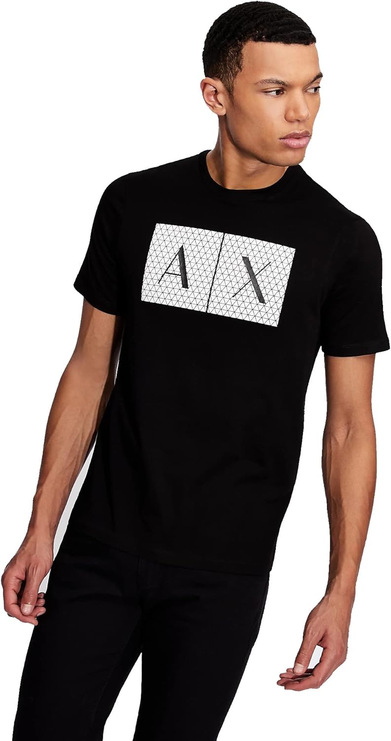 Men's Triangulation Crew Neck T-Shirt