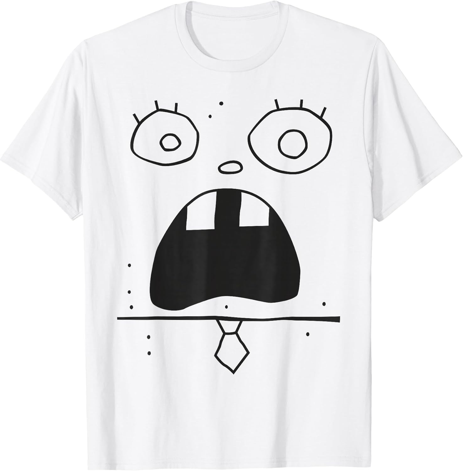 Doodle Bob Face Costume T-Shirt Small