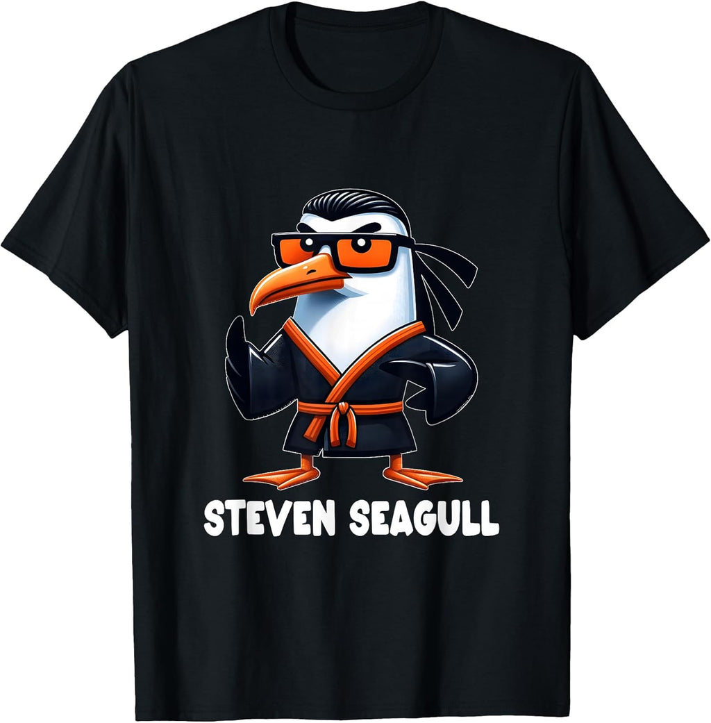 Steven Seagull Funny Martial Arts Lover T-Shirt T-Shirt