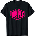 Stay Humble Hustle Hard - Inspirational - Pink Urban Graphic T-Shirt