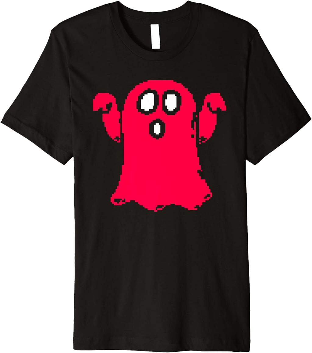 Funny Pixel Art Ghost Premium T-Shirt