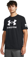 Mens Freedom Graphic Short Sleeve T-Shirt