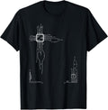 Black Adult Men's 3X-Large Classic Fit Crew Neck Short Sleeve T-Shirt