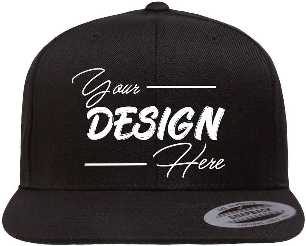 6098M Custom Embroidery Add Logo Texts Personalized Premium Snapback Caps