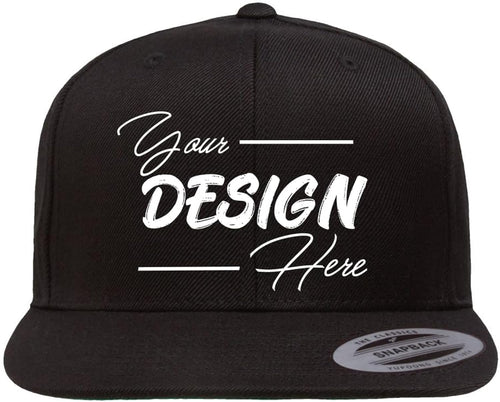 6098M Custom Embroidery Add Logo Texts Personalized Premium Snapback Caps