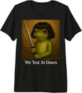 We Test At Dawn Frog With Bob Haircut Gift Apparel