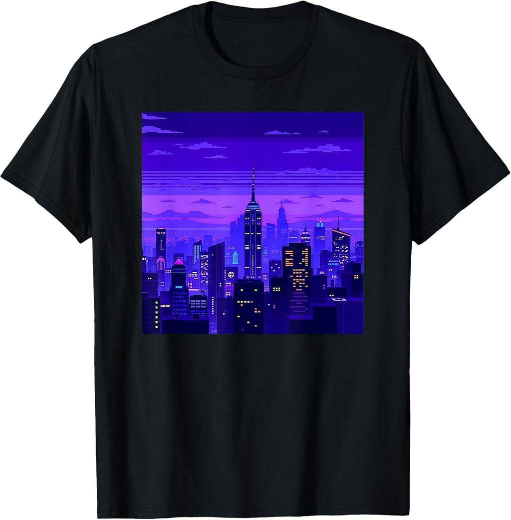 Vaporwave Retro Gaming Pixel Art T-Shirt