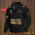 South Sydney Rabbitohs Double Breasted Stand Collar Sweatshirt