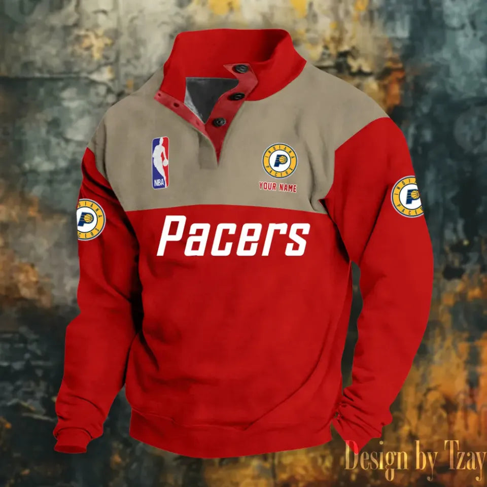 Indiana Pacers Stand Collar Sweatshirt