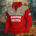 Celtics Stand Collar Sweatshirt