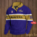Baltimore Ravens football Stand Collar Sweatshirt