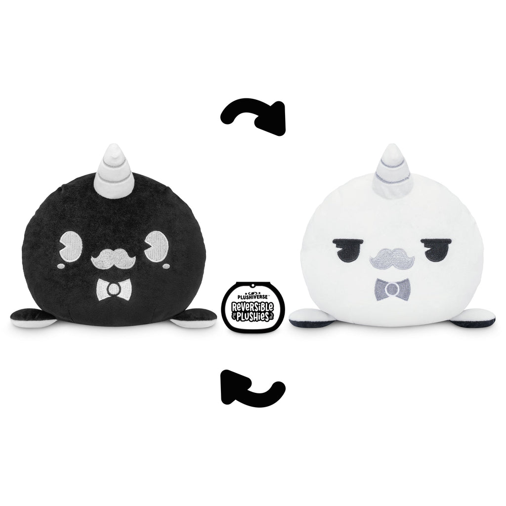 Rubberhose Dapper Narwhal 6" Reversible Plushie