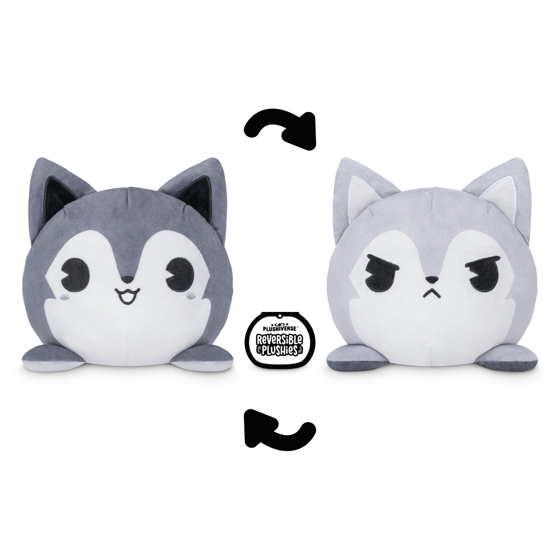 Rubberhose Wolf 6" Reversible Plushie