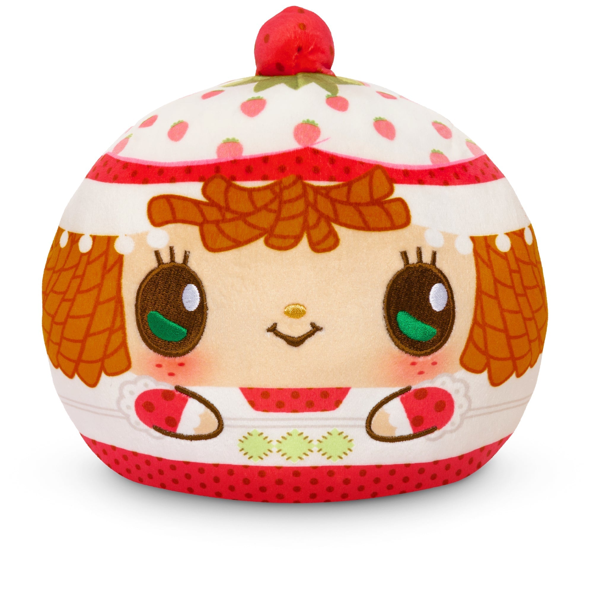 Strawberry Shortcake and Custard 6" Strawberry-Scented Reversible Plushie