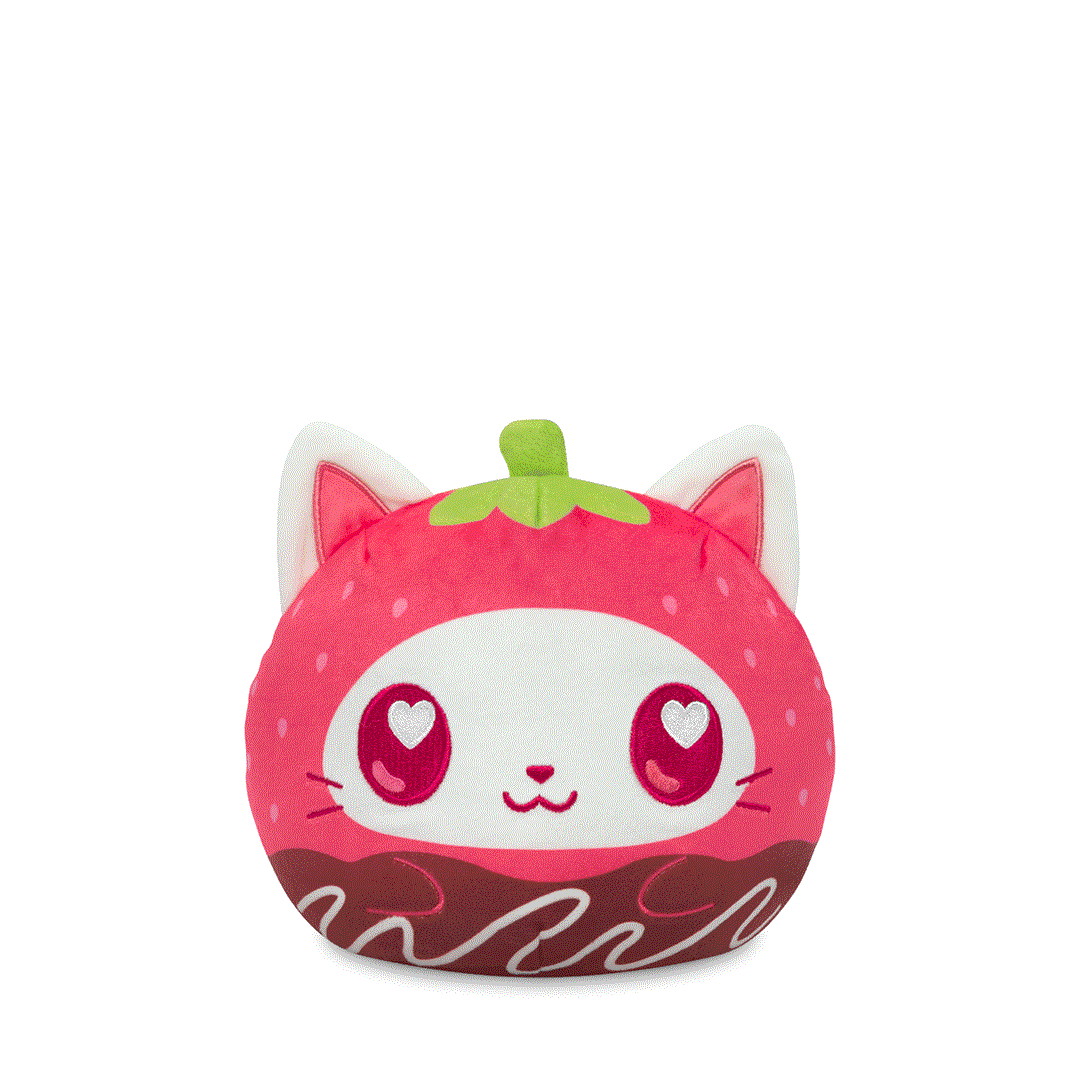 Chocolate Strawberry Cat 6" Reversible Plushie