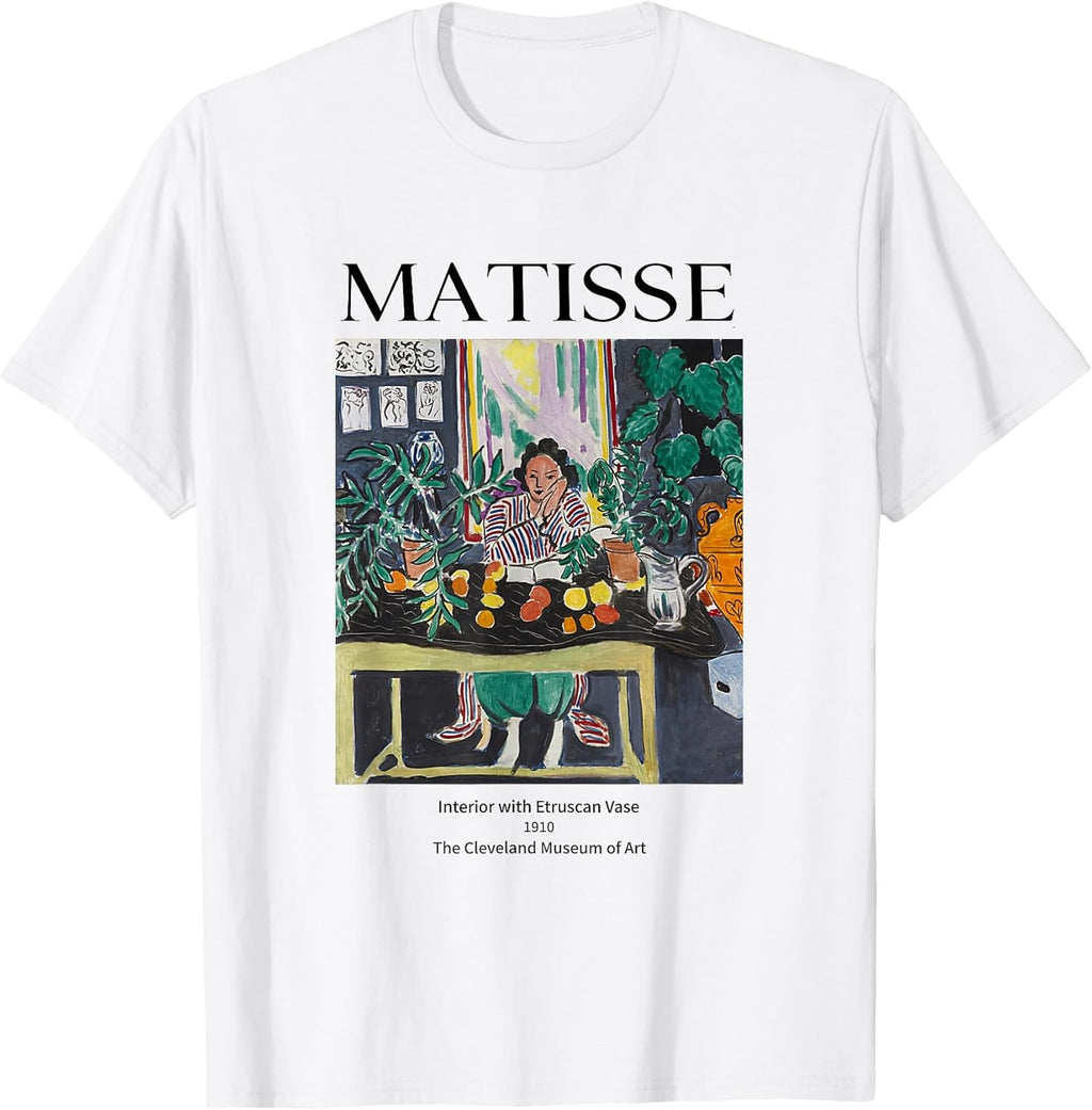 Matisse Art Tee Famous Vintage Painting Shirt Aesthetic Art T-Shirt