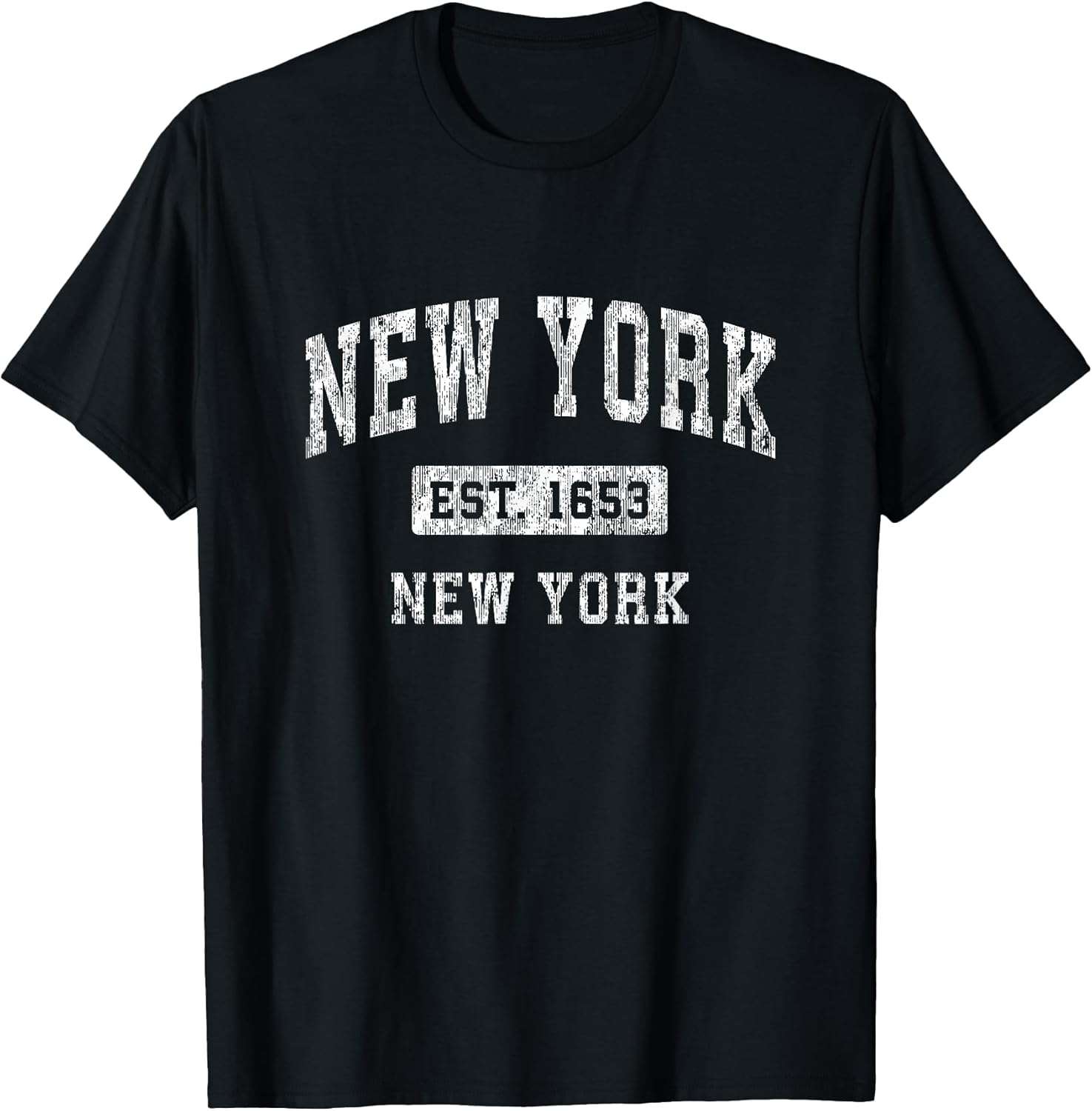 New York New York NY Vintage Established Sports Design T-Shirt