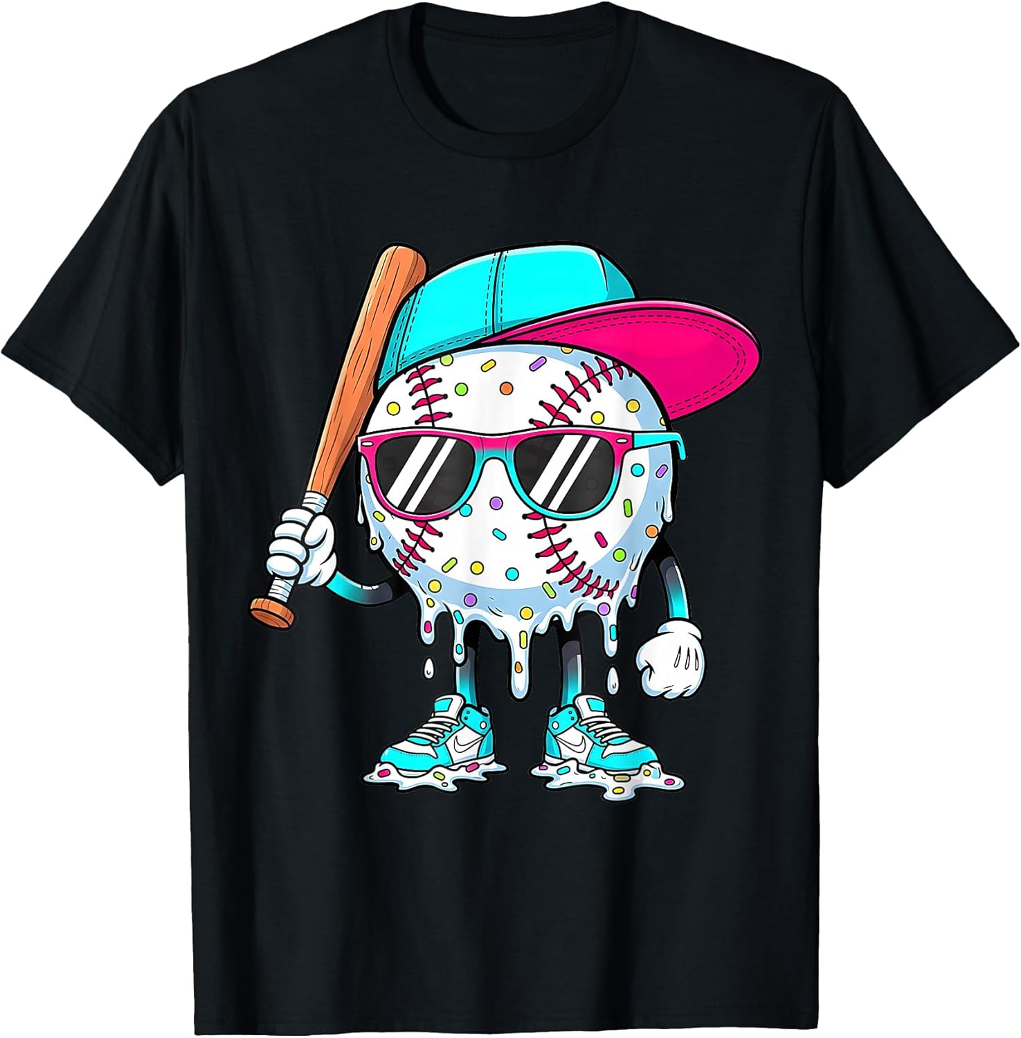 Baseball Drip Ice Cream Apparel Youth Drip Baseball Boys Kid T-Shirt