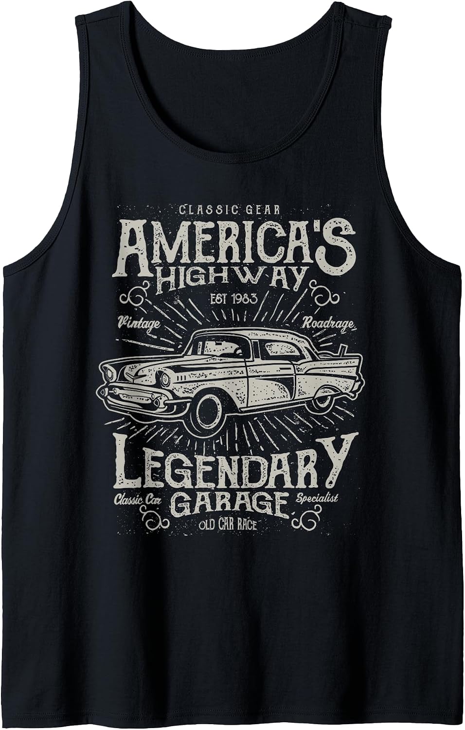 Vintage Car Gift Men Women Classic Car Merch Stuff