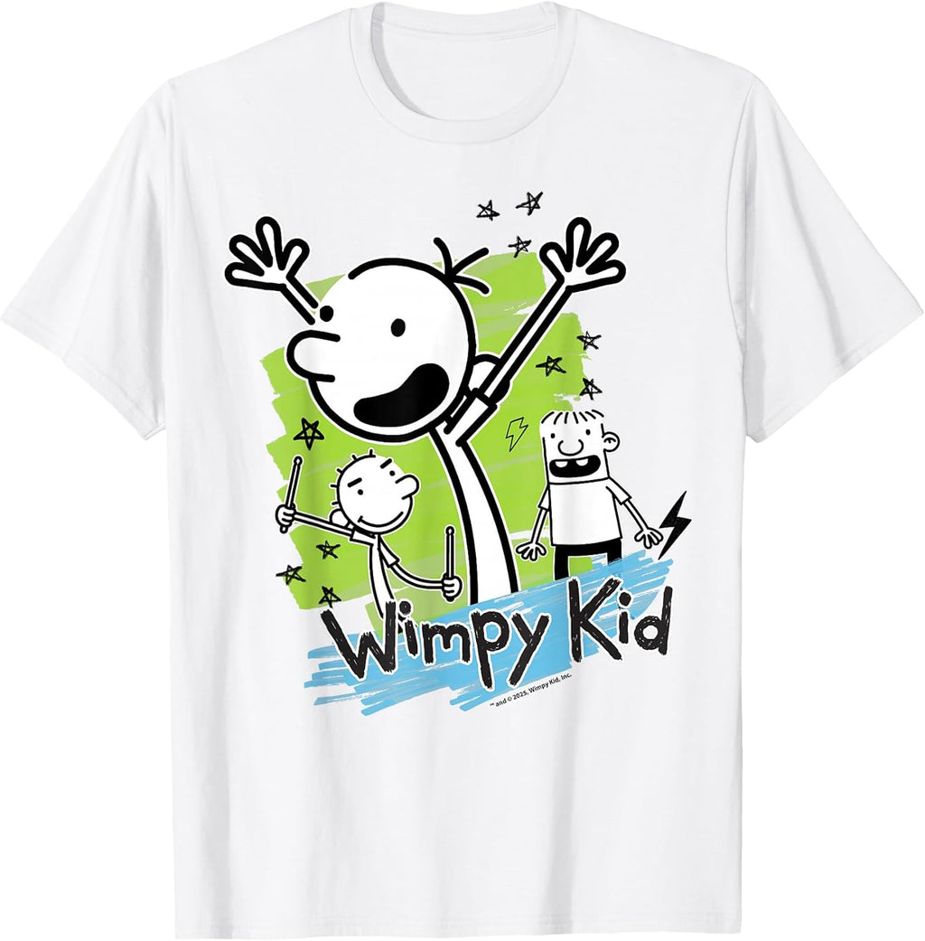 Greg Heffley Cartoon Stick Characters T-Shirt