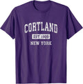 Cortland NY Retro T-Shirts & Tees