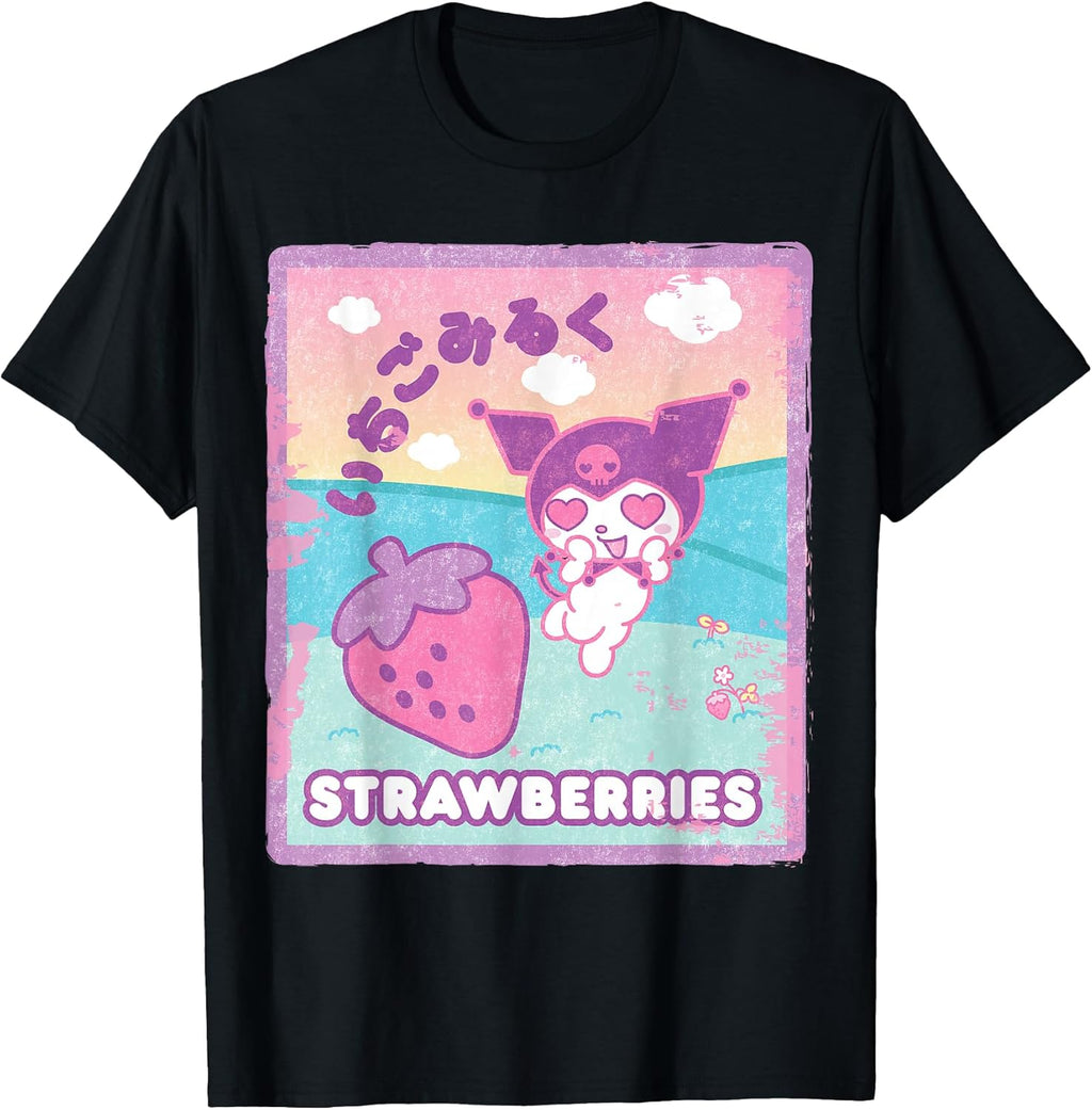 Kuromi Strawberry Milk T-Shirt