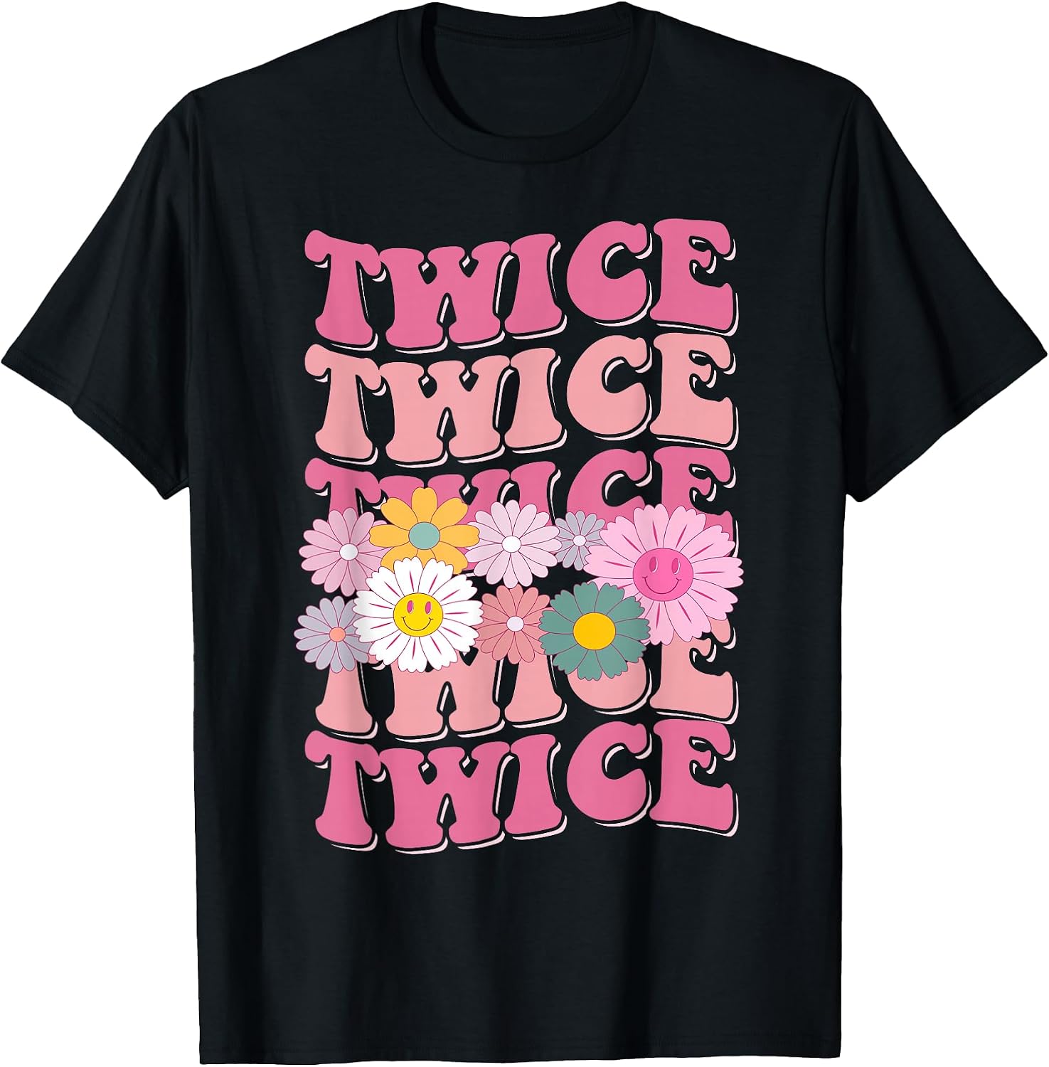 Girl Retro TWICE First Name Personalized Apparel
