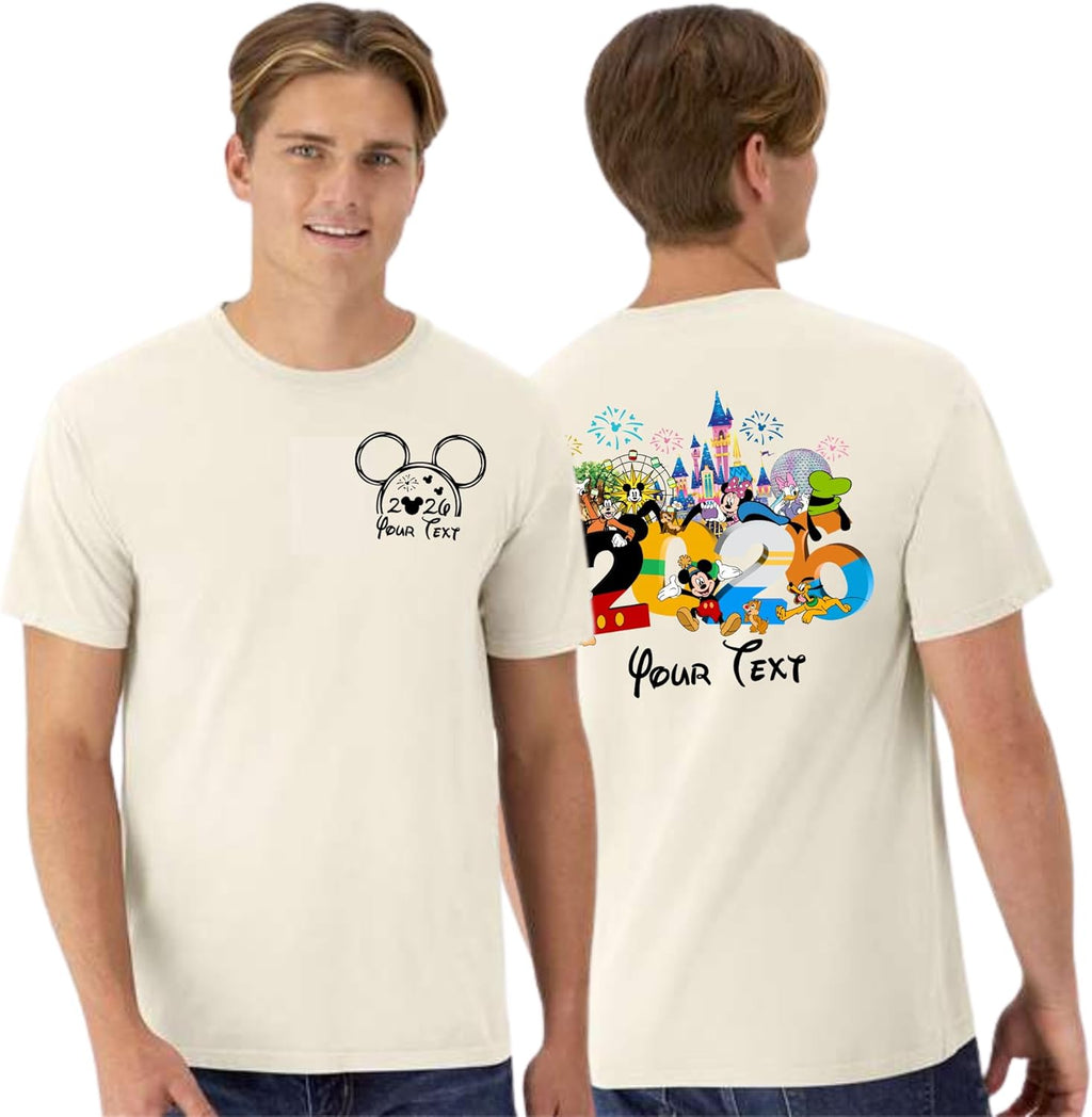 Custom Magical Family Vacation 2026 Matching Shirts, Personalized Family Theme Park Trip 2026 Short and Long Sleeve Outfits