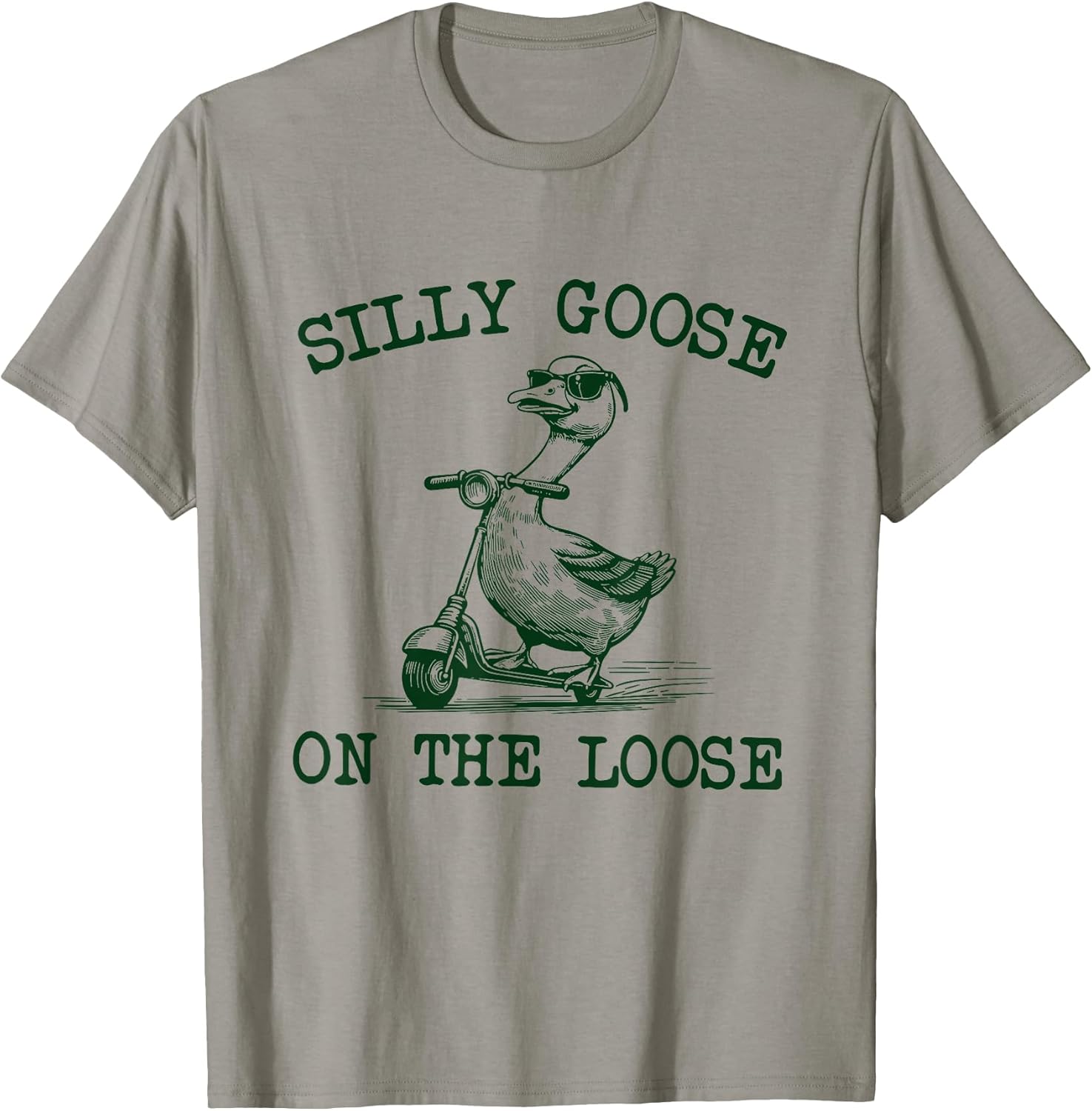 Funny Silly Goose On The Loose Silly Goose Boy Girl Kids T-Shirt
