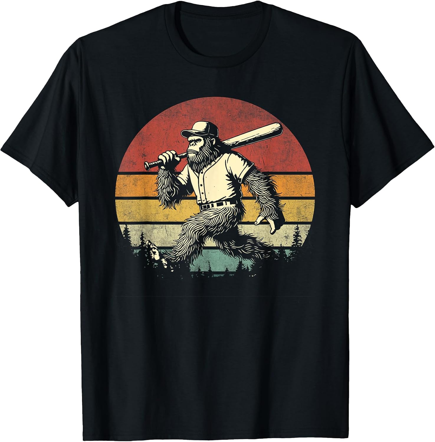 Retro Bigfoot Baseball Merch Apparel