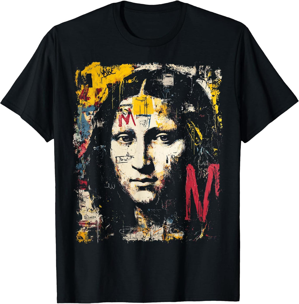 Pop Art Style Women's 80's Graffiti Graphic Designer T-Shirt