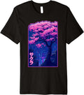 Sakura Vaporwave Pixel Art Premium T-Shirt