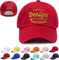 Custom Embroidered Hats, Personalized Emboridery Baseball Caps with Text Logo, Customized Hat Gifts for Men Women