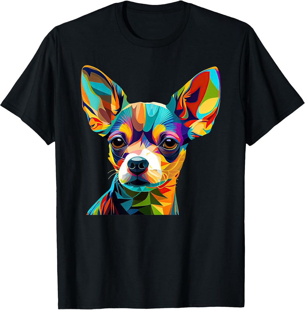 Chihuahua Lover Design Pop Art Cute Chihuahua T-Shirt