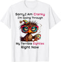 Sorry I Am Cranky I'm Going Through My Terrible Eighties T-Shirt