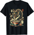 Dragon Ramen Kawaii Neko Japanese Noodles Aesthetic T-Shirt